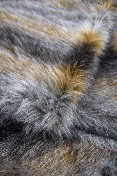 Seat Cover Crystal Faux Fur