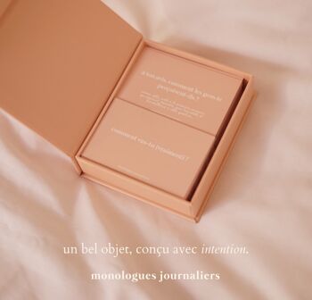 Jeu de 120 cartes de développement personnel, introspection, connaissance de soi, journaling | monologues journaliers 6