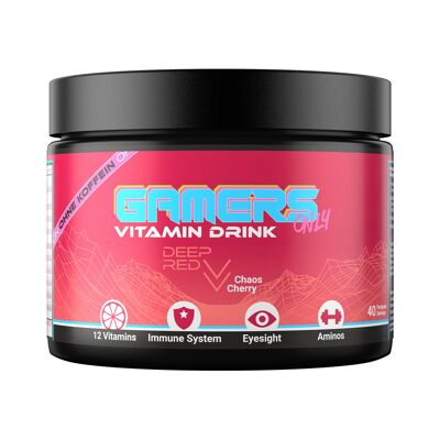 GAMERS ONLY Vitamin DEEP RED Chaos Cherry 200 g