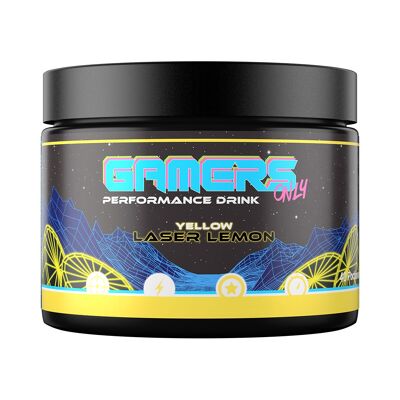 GAMERS ONLY Performance Drink YELLOW Laser Lemon 200 g