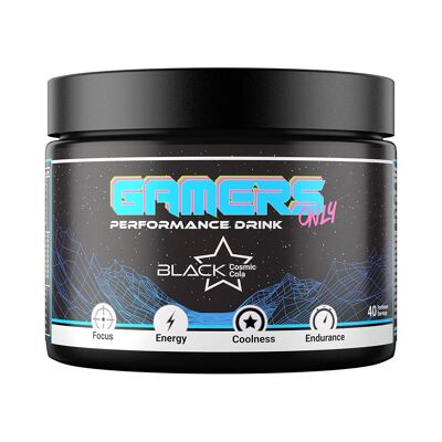 GAMERS ONLY Performance Drink BLACK Cosmic Cola 200 g