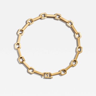 BLOCKCHAIN GOLD BRACELET