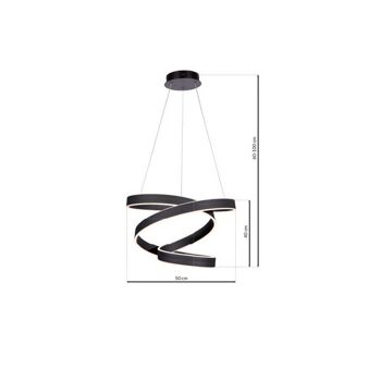 Milagro Suspension Andromeda Noir 45W LED 8