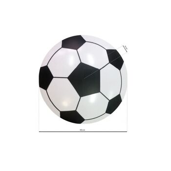 Milagro Plafonnier Boule 18W LED Noir et Blanc 6