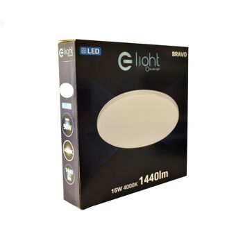 Milagro Plafonnier Bravo 16W LED Blanc 3