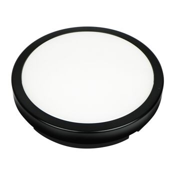 Milagro Plafonnier LED 18W 3000K Noir IP65 1