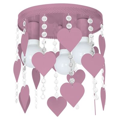 Milagro Ceiling Lamp Corazon Dark Pink