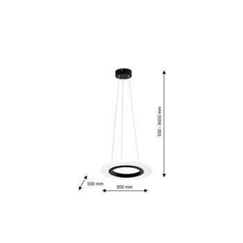 Milagro Suspension Cosmo 12W LED Noir 5