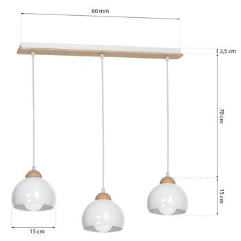 Milagro Suspension Dama Blanc 2 6