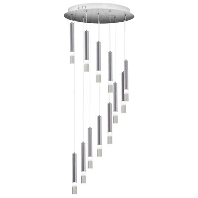 Milagro Pendant Lamp Ice 12W LED Chrome