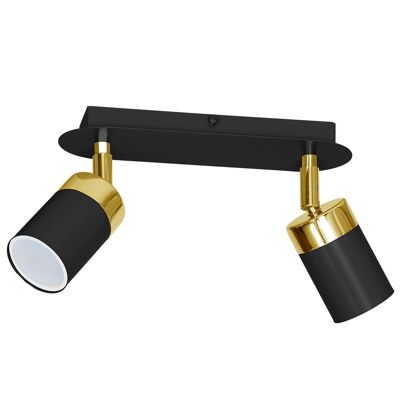 Milagro Ceiling Lamp Joker Black/Gold 1