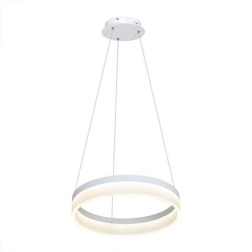 Milagro Pendant Lamp Ring 24W LED White