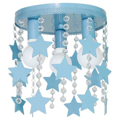 Milagro Lampada da Soffitto Stella Blu