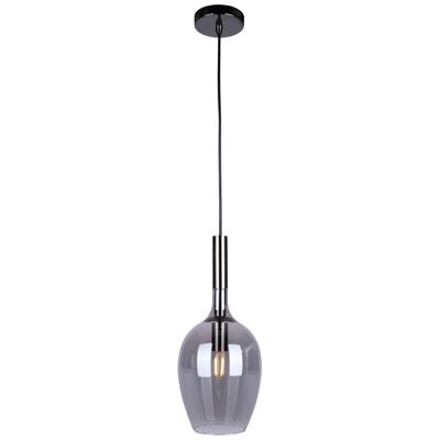 Milagro Pendant Lamp Tango Smoked Black/Chrome 1