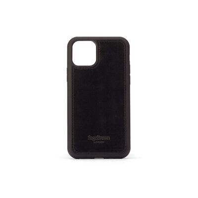 iPhone 11 Pro Protective Leather Cover - Black - Black
