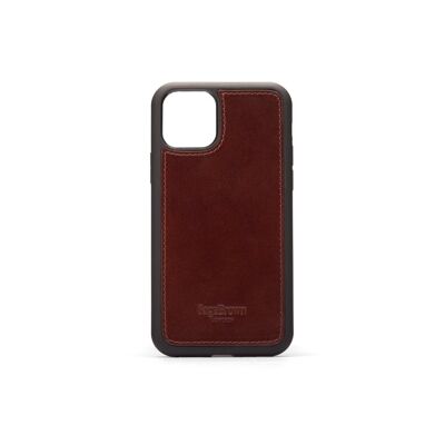 iPhone 11 Pro Protective Leather Cover - Dark Tan - Dark tan