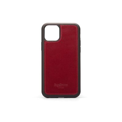 iPhone 11 Pro Protective Leather Cover - Red - Red