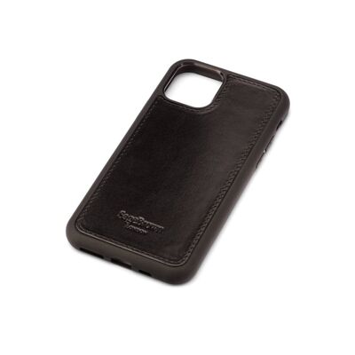 iPhone 11 Protective Leather Cover - Black - Black