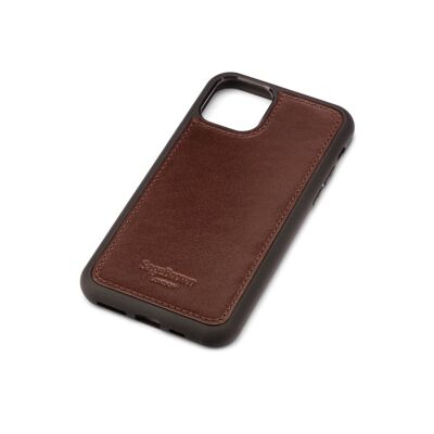 iPhone 11 Protective Leather Cover - Brown - Brown