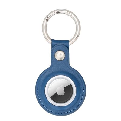 Leather AirTag Key Fob - Cobalt - Cobalt