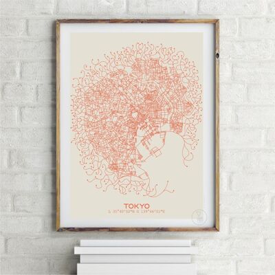 Tokio Beige Karte