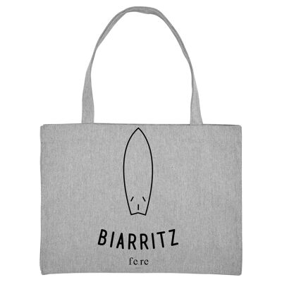 Shopping Bag XL France - Gris - Biarritz