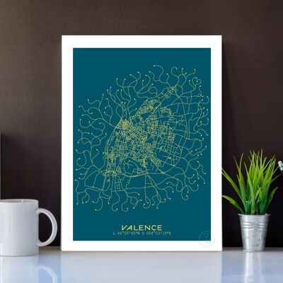 Valence Bleu map