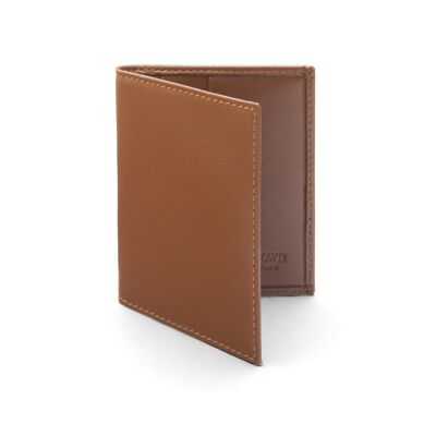 Slim Slim Soft Leather Credit Card Case With RFID Protection - Tan - Tan