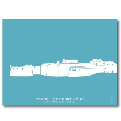 Lorient Citadelle Port Louis Bleu