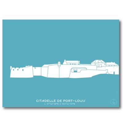 Lorient Citadelle Port Louis Bleu