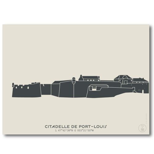 Lorient Citadelle Port Louis Beige