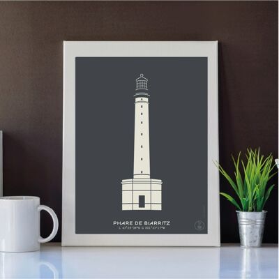 Biarritz Black Lighthouse