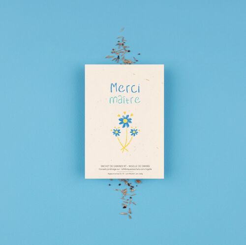 Merci Maître - Sachet de graines de Nigelle