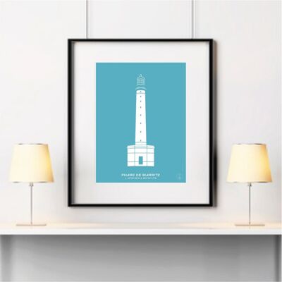 Biarritz Blue Lighthouse