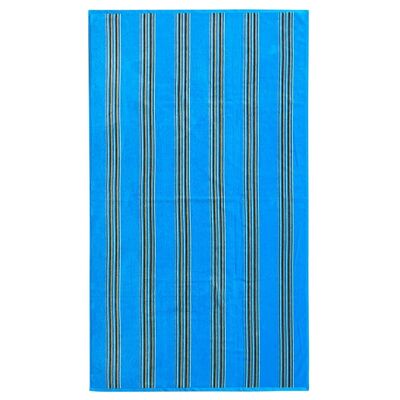 Milonga Turquoise Jacquard Velvet Terry Beach Towel - L