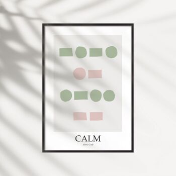 Grow - Impression simpliste - Code Morse - Calme, 210 x 297 mL 3