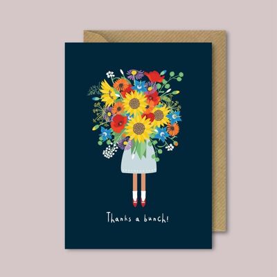 Tarjeta de agradecimiento - 1 tarjeta individual