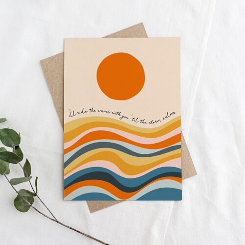 Supportive motivational card | Positive Message | Get Well Soon | Thinking of You | | Card for Friends | ,
