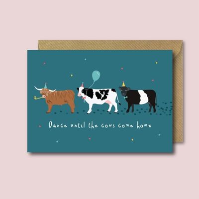 Cow Birthday Card - Pack of 5