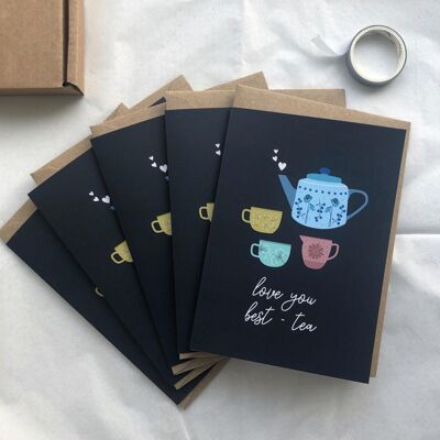 Bestie Friend Card - Pack of 5