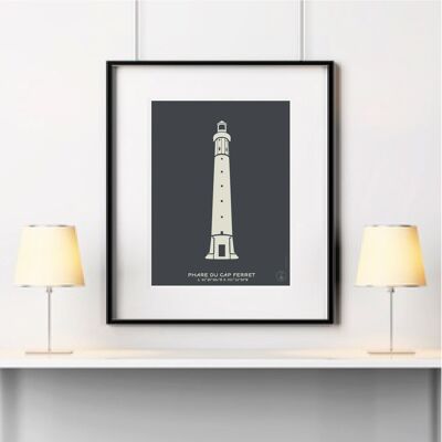 Cap Ferret Black Lighthouse