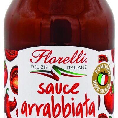 FLORELLI SAUCE ARRABBIATA TOMATE CILIEGINO ET PIMENT 330G