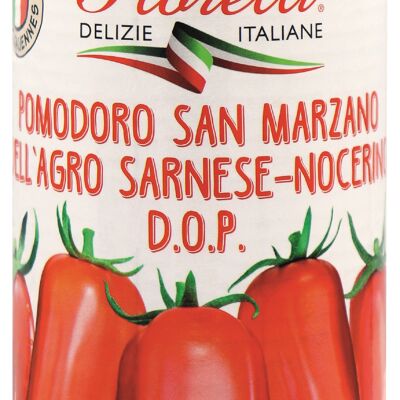 FLORELLI TOMATES ENTIÈRES PELÉES AU JUS SAN MARZANO 400G