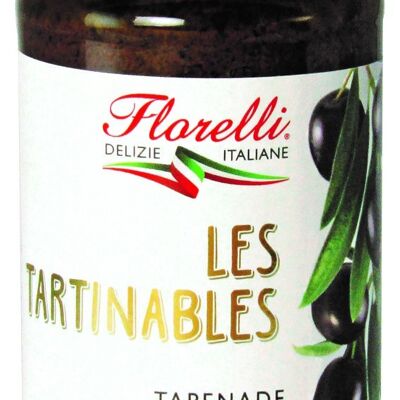 FLORELLI TAPENADE D'OLIVES NOIRES 190G