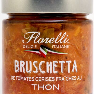 FLORELLI BRUSCHETTA DE TOMATES CERISES ET THON 190G