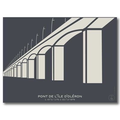 Pont Île D' Oléron Noir