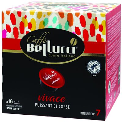 BELLUCCI CAFFE DG VIVACE 112G - BOITE 16 CAPS - force 7