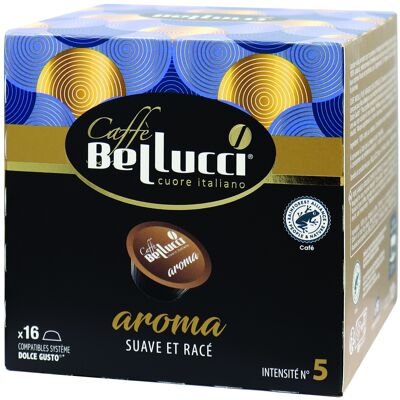 BELLUCCI CAFFE DG AROMA 112G - BOITE 16 CAPS - force 5