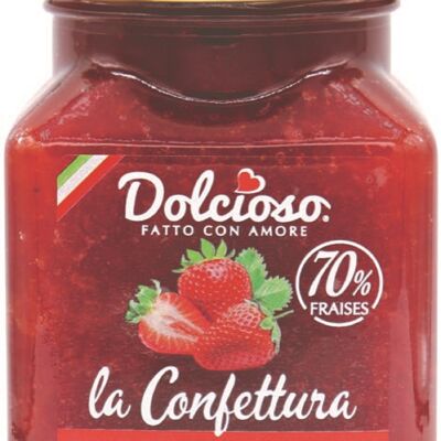 DOLCIOSO " La Confettura" FRAGOLE DI BASILICATA 340G (Fraises de Basilicate)