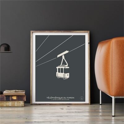 Toulon Black Cable Car